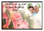 Personalised memorial card examplePMC15